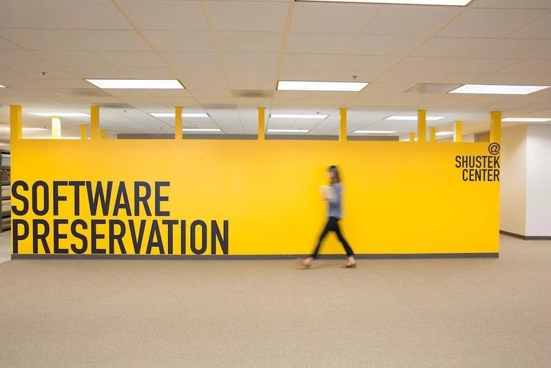 Visual for this record: A museum catalogs shareware as part of software history